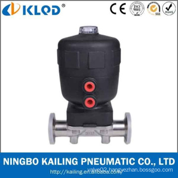 rubber lined diaphragm valve with pneumatic actuator KLGMF-20